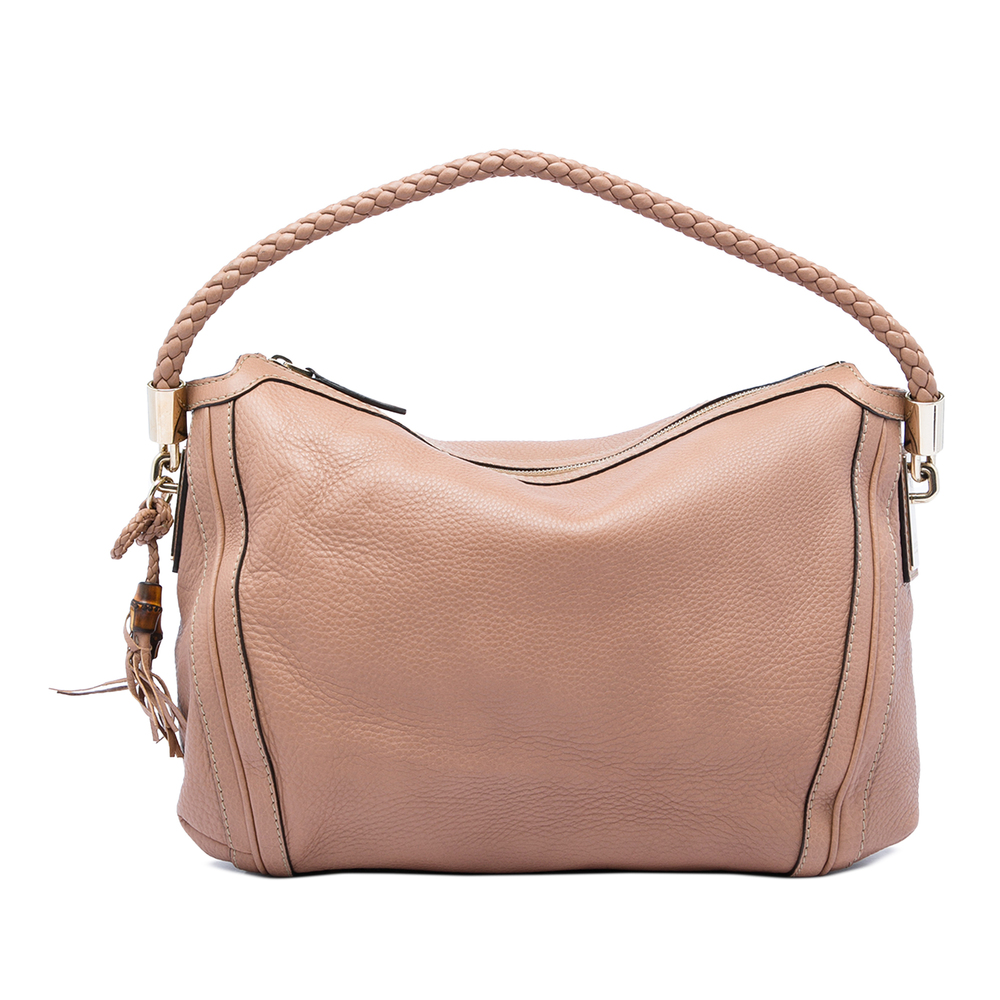Pre-Loved Gucci Medium Pebbled Calfskin Bella Shoulder Bag